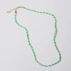 green beaded necklace 