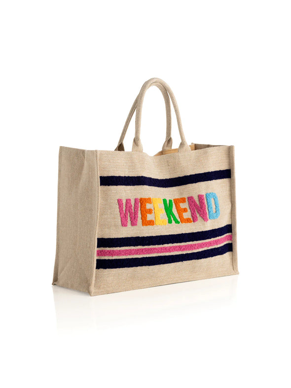 The Weekend Beach Bag-Natural