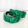 Green metallic headband