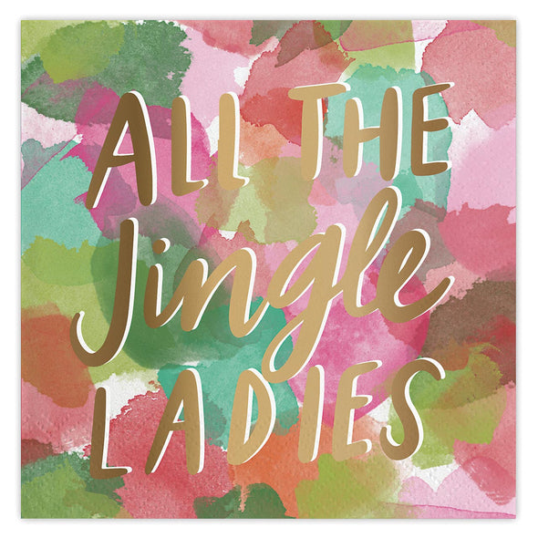 Large Napkins-All the Jingle Ladies