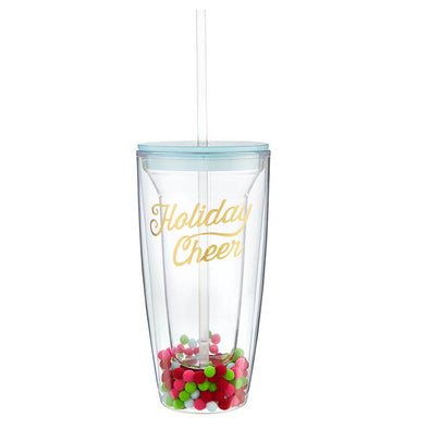 14oz Travel Tumbler-Holiday Cheer