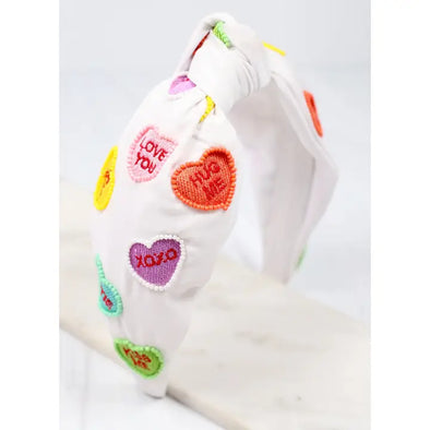 The Candy Crush Headband-White