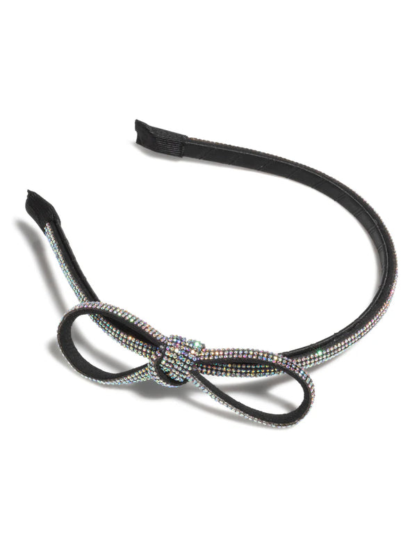 The Rhinestone Bow Headband (Multiple Colors)