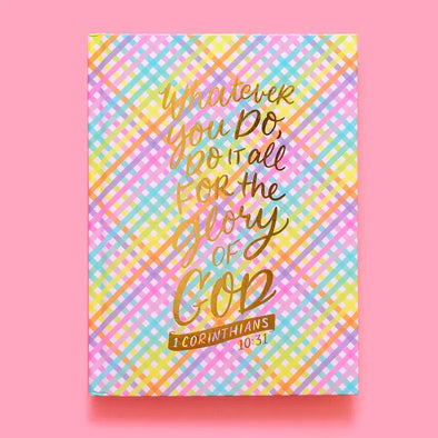 Colorful Bible Verse Notebook