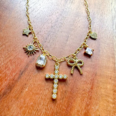 The Cross Charm Necklace