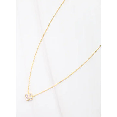 The Carpenter Clover Necklace-Gold