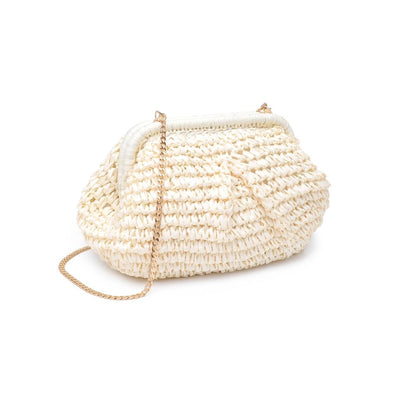 The Sage Woven Clutch