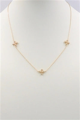 The Gold Small Cross Necklace