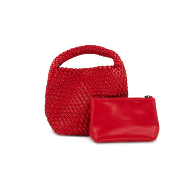 The Barrymore Mini Hobo Bag-Red