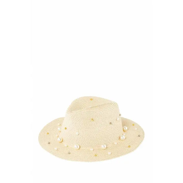 The Pauline Pearl Fedora Hat-2 Colors