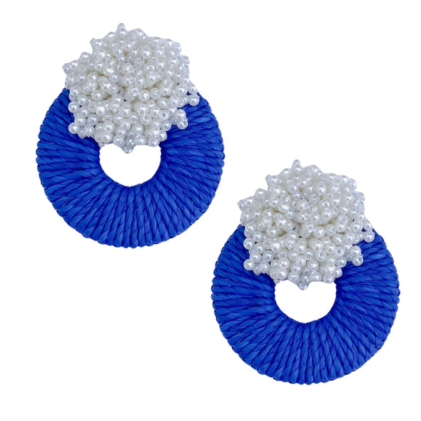 The Mia Raffia Earring