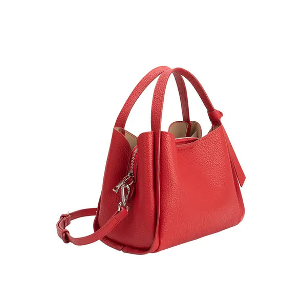 The Felicity Top Handle Bag-Red