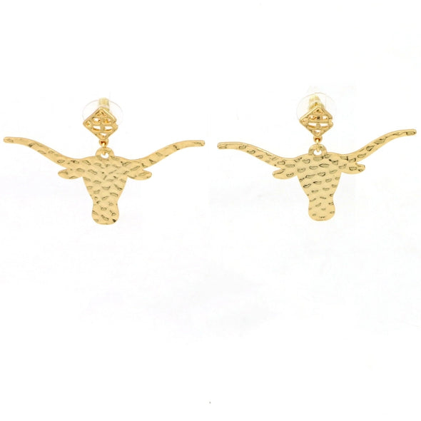 Gold UT Stud Earring