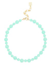 turquoise glass bead necklace