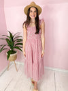 pink stripe maxi 