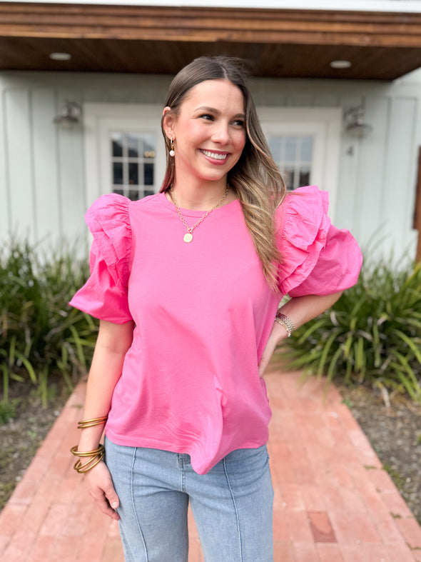 The Franco Top-Pink