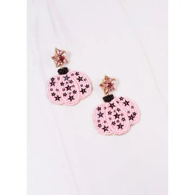 The Pink Pumpkin Earrings