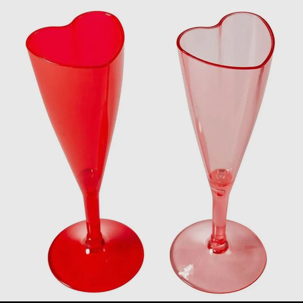 Heart Champagne Flute