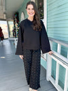 The Paige Pearl Soft Pants-Black