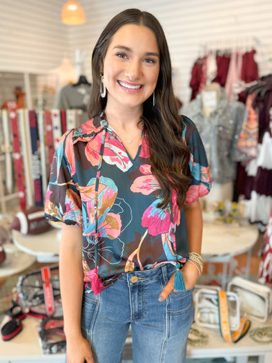 (THML) The Lexus Floral Top