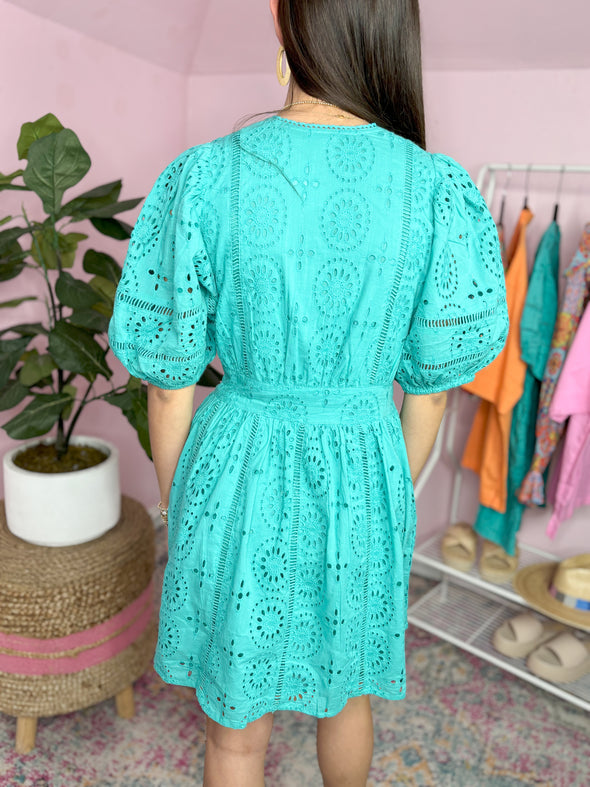 The Teal Kenny Dress
