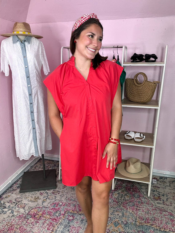The Tomato Dress With Pockets