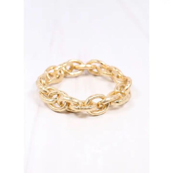 Brooklyn Stretch Bracelet-Gold