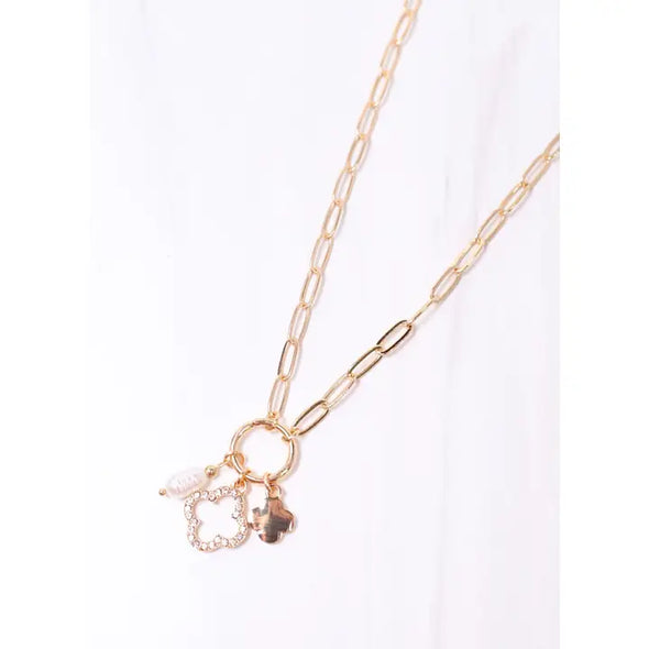 The Dianne Dangle Charm Necklace