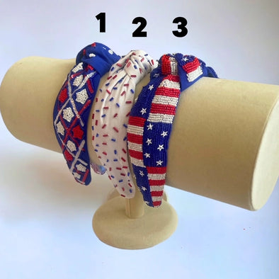 Red, White, and Blue Headbands