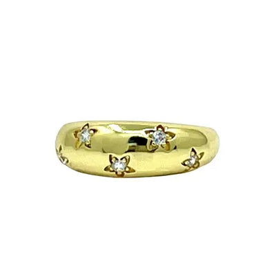 The Thick Star Adjustable Ring