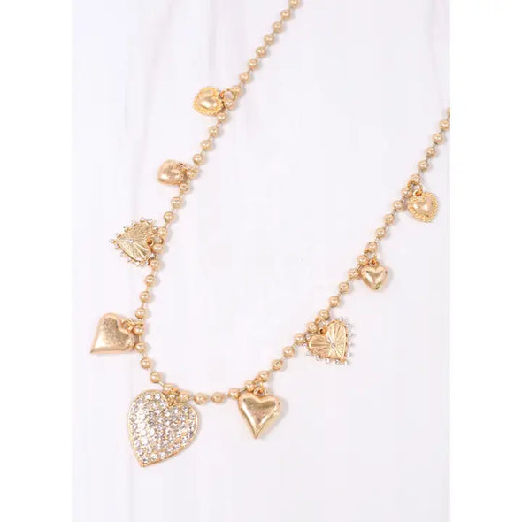 The Torina Charms necklace-Gold