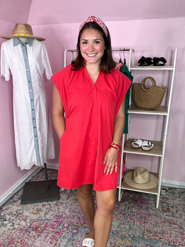 The Tomato Dress With Pockets