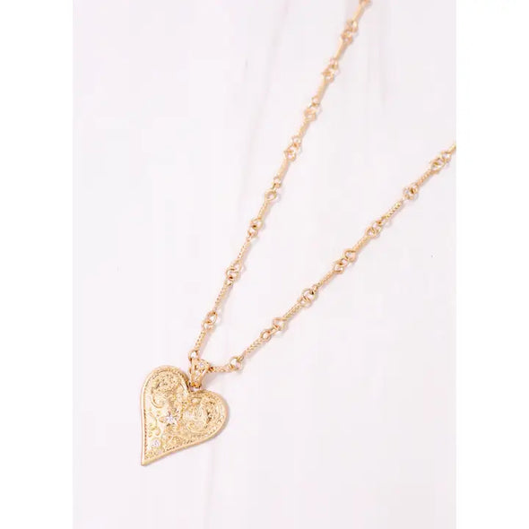 The Kelly Heart Necklace