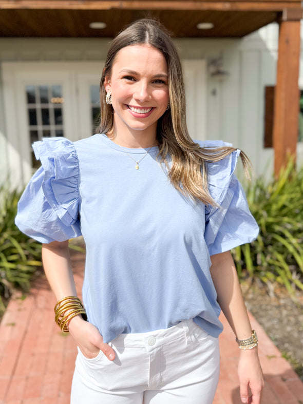 The Franco Top-Blue