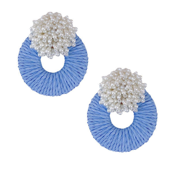 The Mia Raffia Earring