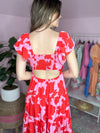 back of pink and red maxi 