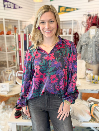 The Flo Floral Top