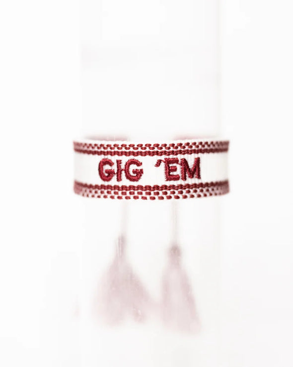 Gig 'Em Bracelet