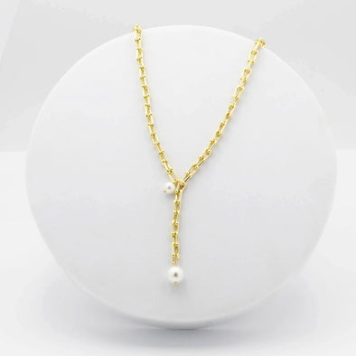 Dangle Pearl Necklace