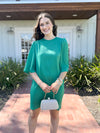 The Kayla Emerald Shift Dress