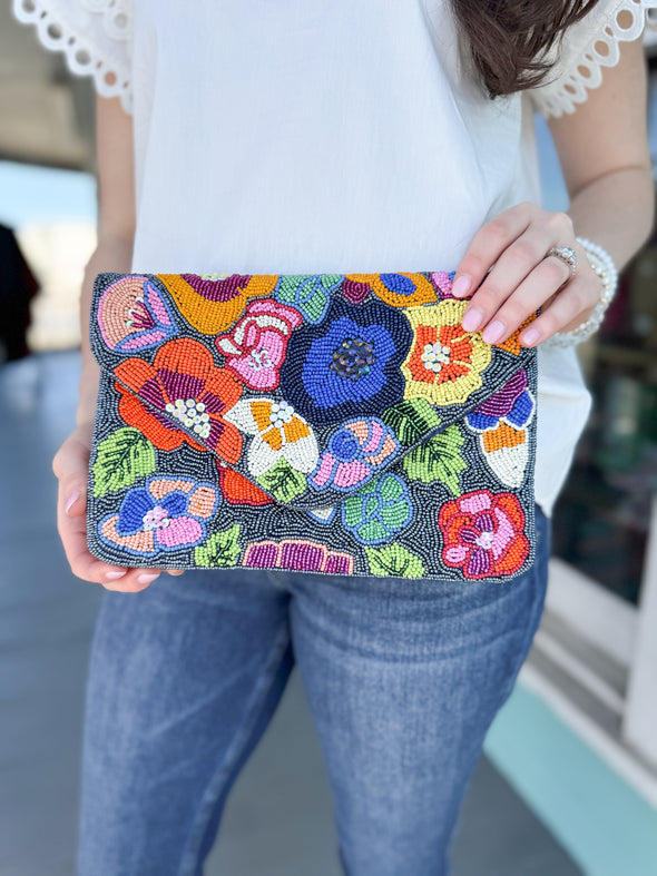 The Fun Beaded Clutches-4 Styles