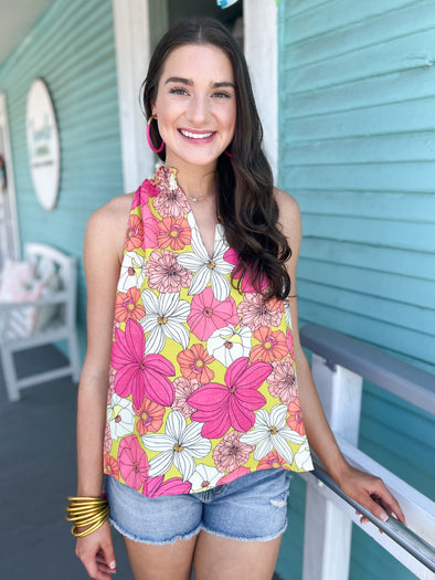 (THML) The Bushager Floral Tank