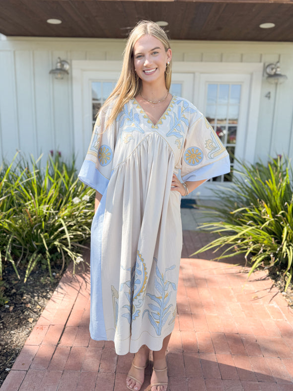 The Skies Baby Blue Maxi