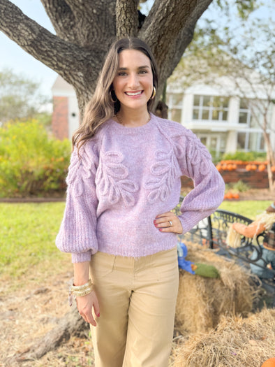 The Sweeny Sweater-Lilac