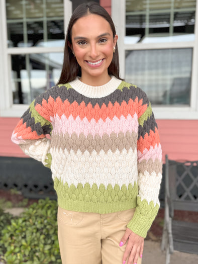 The Cora Sweater-Almond