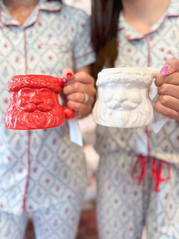 Santa Shape Mug-White