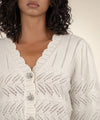 (KUT) The Mimi Scalloped Cardigan