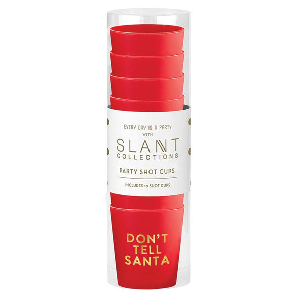 Shot Cups-Don't Tell Santa