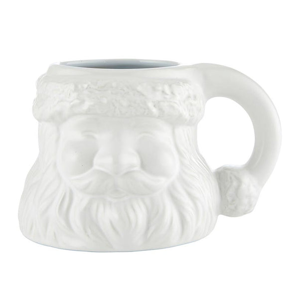 Santa Shape Mug-White