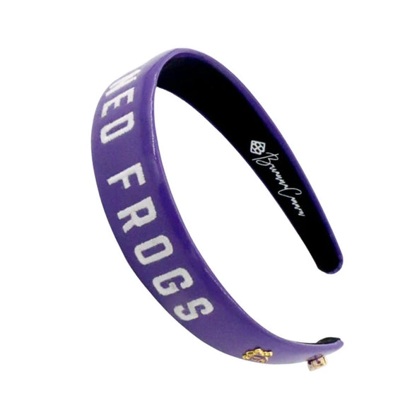 TCU Embroidered Headband